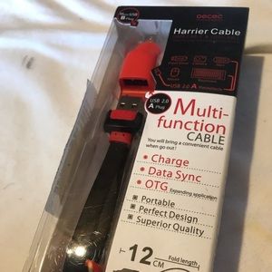 Harrier Cable, Charge & Data Sync 24cm cable.